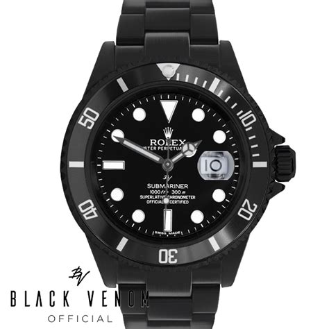 rolex submariner black edition